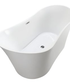 Vanity Art Freestanding Acrylic Bathtub, White, 31"x67"