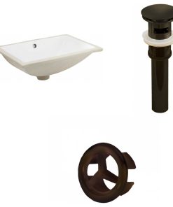 18.25-in. W Bathroom Undermount Sink Set RPBK-20620