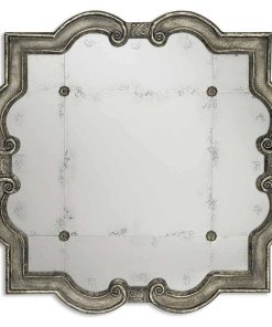 Uttermost 12597 P Prisca Distressed Silver Mirror Small