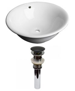 17-in. W Bathroom Vessel Sink Set RPBK-31425