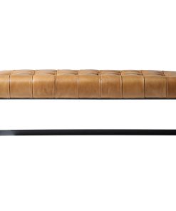Wyatt Leather Bench Tan