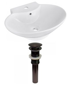 22.75-in. W Bathroom Vessel Sink Set RPBK-31033