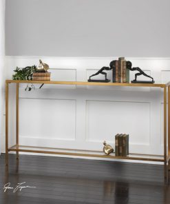 Uttermost Hayley Gold Console Table