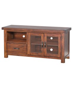 Sunny Designs Tuscany Media Cabinet In Vintage Mocha Finish 3609VM-54