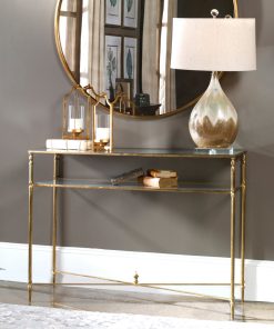 Uttermost Henzler Mirrored Glass Console Table