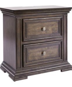 2 Drawer Night Stand w/ Charging Station - 361-BR61