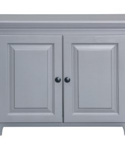 2 Door Console Cabinet, Storm Gray