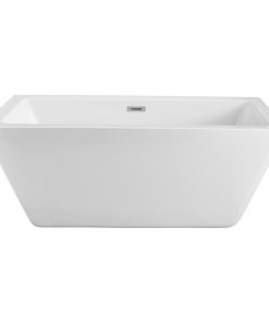60" Streamline N-320-60FSWH-FM Soaking Freestanding Tub With Internal Drain