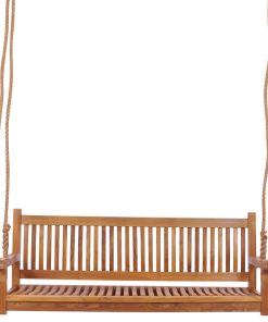 Teak Wood Elzas Double Porch Swing made from A-Grade Teak Wood
