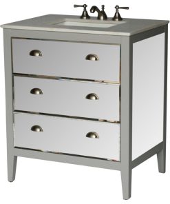 30-Inch Contemporary Style Single Sink Bathroom Vanity Model 2610-G