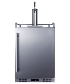 Summit SBC683OS 24"W 5.6 Cu. Ft. - Stainless Steel