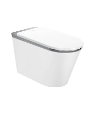 Trone Ganza Electronic Bidet Toilet, White - GETBCERN-12.WH