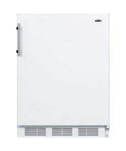 Summit CT661 24"W 5.1 Cu. Ft. Freestanding or Built-in - White ADA