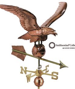 34" Smithsonian Eagle Estate Weathervane, Pure Copper