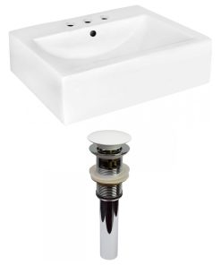 20.25-in. W Bathroom Vessel Sink Set RPBK-31623