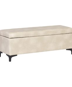 Sunpan Urban Unity Janet Storage Bench - Bravo Cream