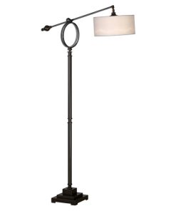 Uttermost Levisa Brushed Bronze Floor Lamp 28082-1
