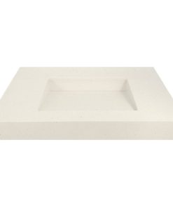 37" Fresh Concrete Brushed Quartz