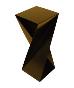 Twist Table Base, Dining Height, Black Finish, 18"x18"x29"