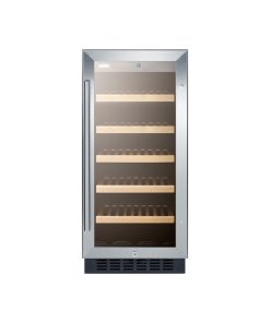 Summit ALWC15CSS 15"W 23 Bottle Capacity Wine Cooler - Stainless Steel / Glass