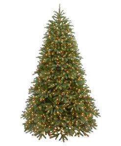 7 1/2' Feel-Real Jersey Fraser Medium Fir Hinged Tree With 1000-Light Clear