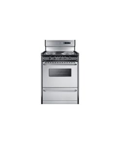 24" Electric Pro Style Range, Stainless Steel TEM630BKWY