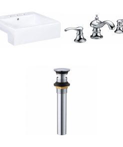 20.25-in. W Bathroom Vessel Sink Set RPBK-34141