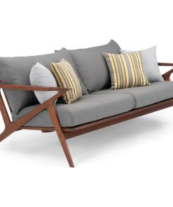 Vaughn 76in Sofa, Charcoal