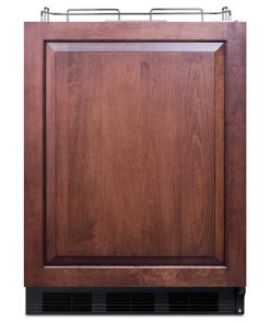 Summit SBC58BLBIADANK 24"W 5.5 Cu. Ft. Built-In Beer Kegerator - Panel Ready
