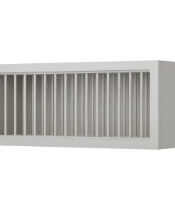 Sunny Wood RLW3615PL-A Riley 36" x 15" Plate Holder Wall Cabinet - White