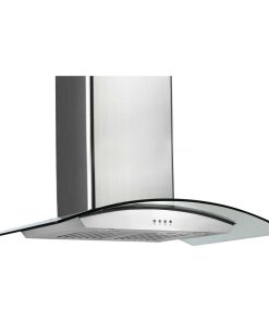 Tornado II Glass and Stainless Steel Wall-Mounted Range Hood, 36"