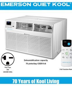 12,000 BTU Through-the-Wall Air Conditioner with 10,600 BTU Supplemental Heating