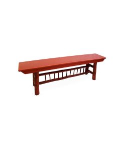 4' Hickory Spindlebench Red