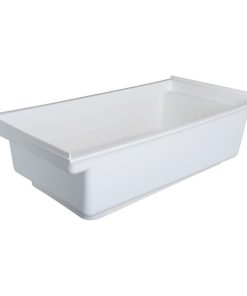 Urban Drop-In Soaker Tub, Matte White