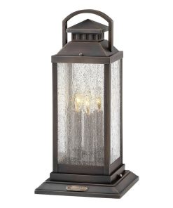 3 Light Medium Outdoor Pier Mount in Traditional Style - 9.75 Inches Wide by