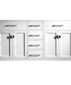 Virtu Caroline 60" Cabinet Only, White