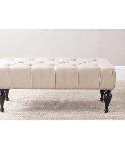 Tad Tufted Bench Taupe