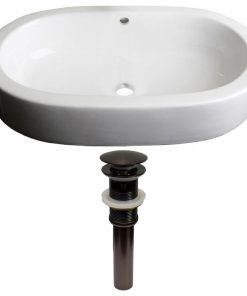 25.25-in. W Bathroom Vessel Sink Set RPBK-30973