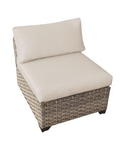 TKC Monterey Outdoor Wicker Chair in Beige (Set of 2)