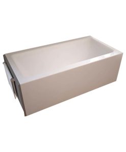 Venzi Madre, 30 x 60 Front Skirted, Air Massage Tub with Left Drain By Atlantis