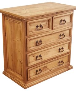 Traditional Rustic Small Semanario Chest Of Drawers