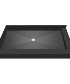 TileRedi 4260CDR-PVC 42x60 Double Curb Pan Center Drain
