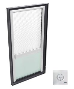 Velux FSLC 2222 Solar Powered Light Filtering Skylight Blind for - White