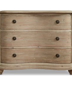 44" Wide Reclaimed Pine Chest of Drawers Wash Finish