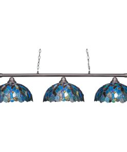 Toltec Lighting 373-BN-995 Oxford - Three Light Billiard
