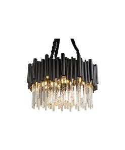 Vigo Crystal Chandelier, Diameter 32"