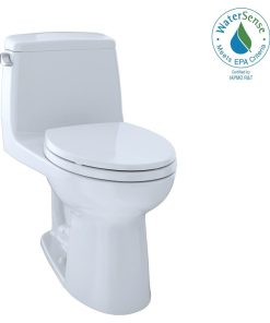 Toto Eco UltraMax 1.28 GPF ADA Toilet, Right-Hand Trip Lever, Cotton White