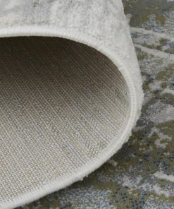 Weave & Wander Halton Contemporary Marble Rug, Silver/Gray, Ivory, 10'x13'
