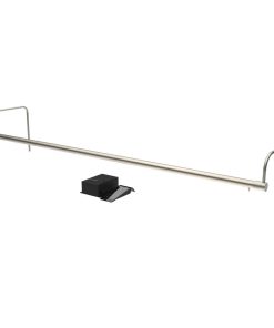 43" Slim Line Art Light, Satin Nickel With Hard Wire Kit and Remote