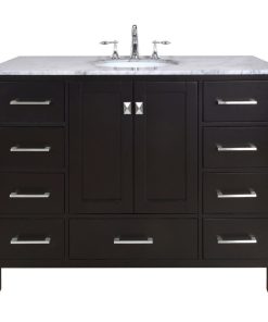 48" Malibu Espresso Single Sink Bathroom Vanity
